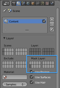 The correct setup for the render layers
